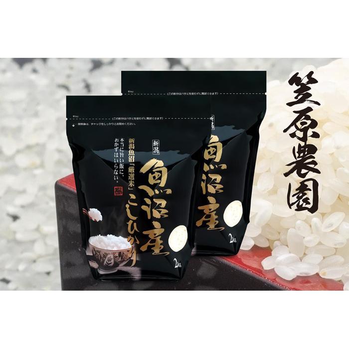 【ふるさと納税】【令和６年産】南魚沼産 コシヒカリチャック付き４kg（白米２kg×２袋） | お米 こめ 白米 コシヒカリ 食品 人気 おすすめ 送料無料 魚沼 南魚沼 南魚沼市 新潟県産 新潟県 精米 産直 産地直送 お取り寄せ