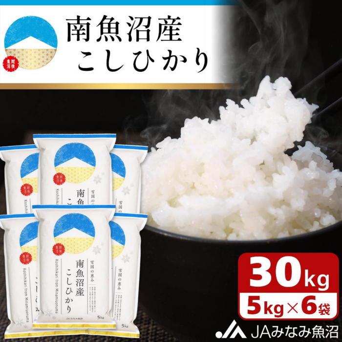 【ふるさと納税】【令和7年産】南魚沼産こしひかり 精米 30kg ≪精米HACCP認定工場 特A獲得日本一産地 JAみなみ魚沼一番人気 高品質精米 雪国の恵み もっちり甘い 南魚沼産コシヒカリ コシヒカリ こしひかり 精米 銘柄米 ブランド米 南魚沼産 新潟米≫｜新潟県南魚沼市