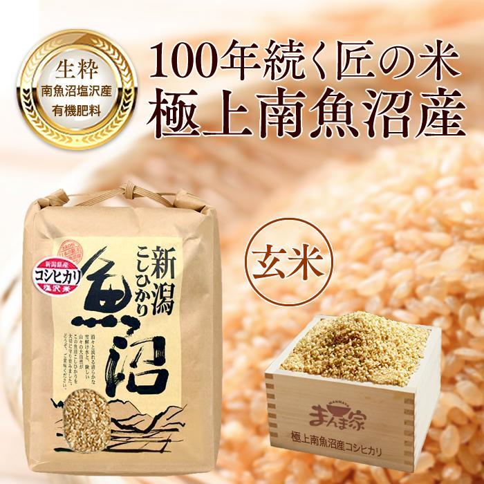 【ふるさと納税】【令和7年産】　極上南魚沼産コシヒカリ（有機肥料、塩沢産）玄米5ｋｇ | お米 こめ 食品 コシヒカリ 人気 おすすめ 送料無料 魚沼 南魚沼 南魚沼市 新潟県 玄米 産直 産地直送 お取り寄せ