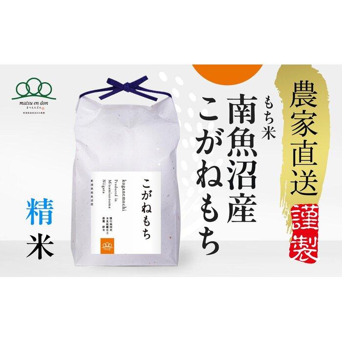 【ふるさと納税】【令和7年産新米予約】精米5kg 南魚沼産こがねもち（もち米）※令和7年9月中旬から順次発送・農家直送_AG | お米 こめ 餅米 食品 人気 おすすめ 送料無料