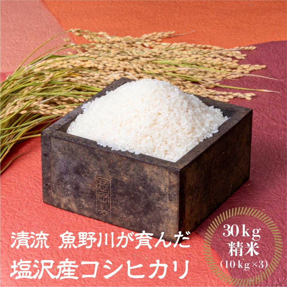 【ふるさと納税】【令和7年産】南魚沼産 塩沢コシヒカリ「だすけ米」精米30kg(10kg×3袋)【銘柄米 ブランド米 精米 こしひかり コシヒカリ 魚沼産 新潟米 産地直送 お米 米 こめ コメ ご飯 御飯 ごはん】|新潟県南魚沼市
