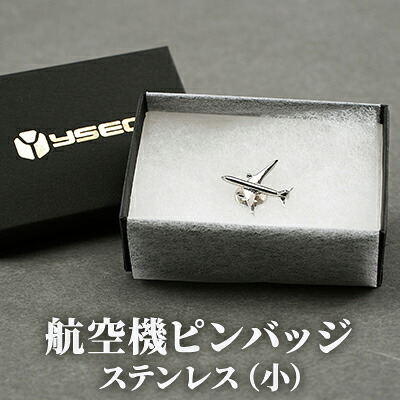 【ふるさと納税】航空機ピンバッジ　ステンレス（小） 雑貨 アクセサリー 小物 コレクション 乗り物 飛行機 航空機マニア 高級ピンバッジ ファッション小物