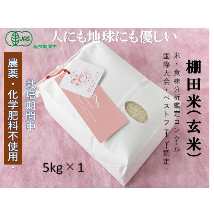 【ふるさと納税】【2025年産新米】【有機JAS認証米】魚沼産コシヒカリ 苗場プリンセス・プレミアム 玄米 5kg（5kg×1袋）