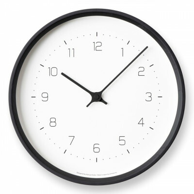 NEUT wall clock ブラック(KK22-09 BK)