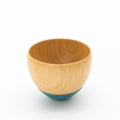 【ふるさと納税】【丘陵銅器】KISEN Guinomi Sake Cup DON Turquoise Blue【1370292】