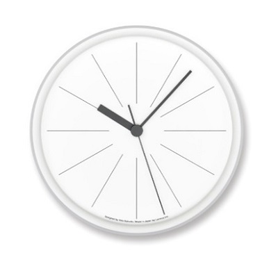 25200円 最大79%OFFクーポン 25200円 毎日がバーゲンセール ラインの時計 ホワイト YK21-11WH Lemnos 掛け時計 お届け