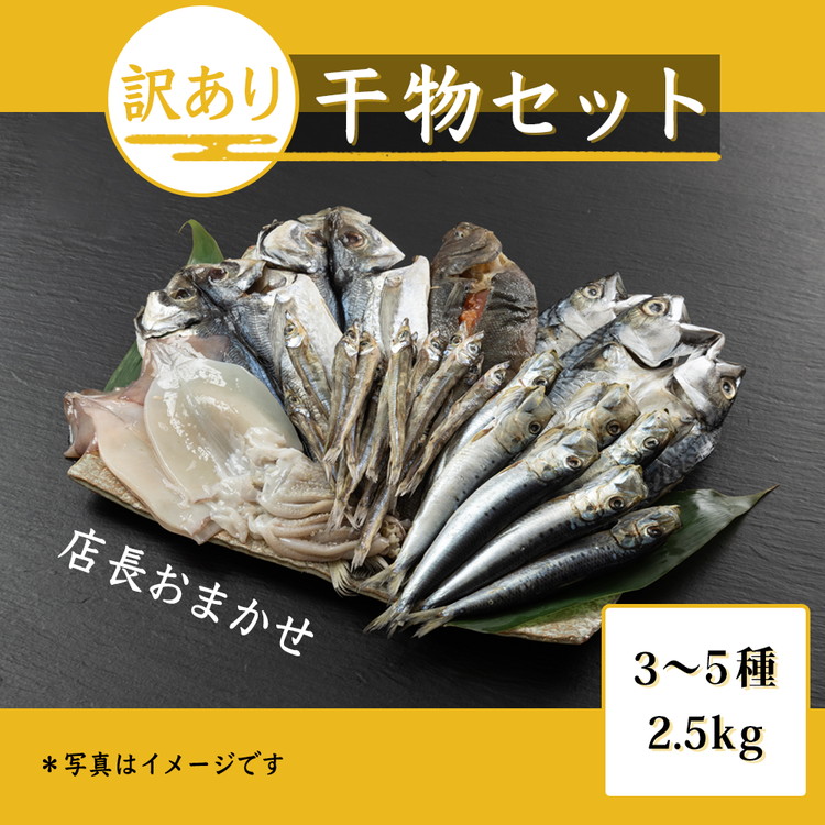 【ふるさと納税】おまかせ訳あり干物セット(3~5種) 約2.5kg 富山 魚津 浜浦水産 自家用 家庭用【魚貝類・干物セット・干物・訳あり干物】|富山県魚津市