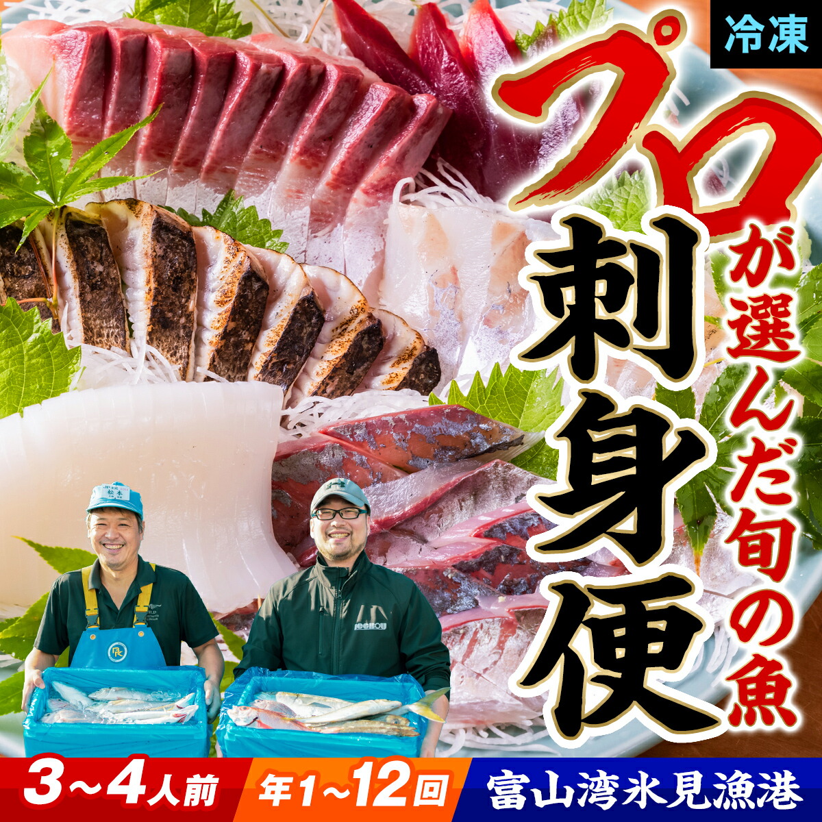 【ふるさと納税】《魚問屋直送》 氷見漁港で競り落としたお刺身詰め合わせセット 〈冷凍〉
