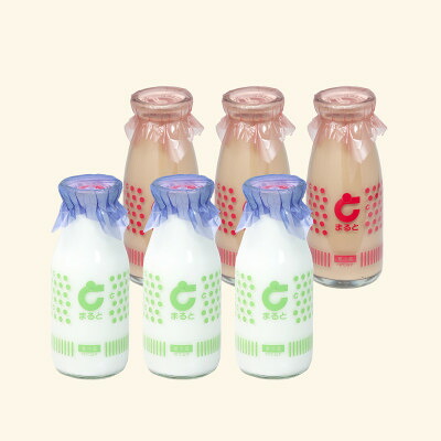 【ふるさと納税】【まると牛乳】　富山県砺波市から瓶製品　牛乳・珈琲　お届け【配送不可地域：離島・北海道・沖縄県】【1466752】