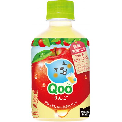 【ふるさと納税】ミニッツメイドQooりんご280mlPET×24本【1551256】