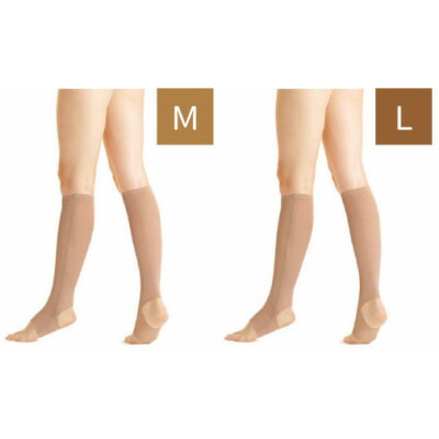 【ふるさと納税】キュッとひきしめレッグシェイパー2枚仕掛ける(ベージュ・M大きさ、ベージュ・L大きさ)【1289656】