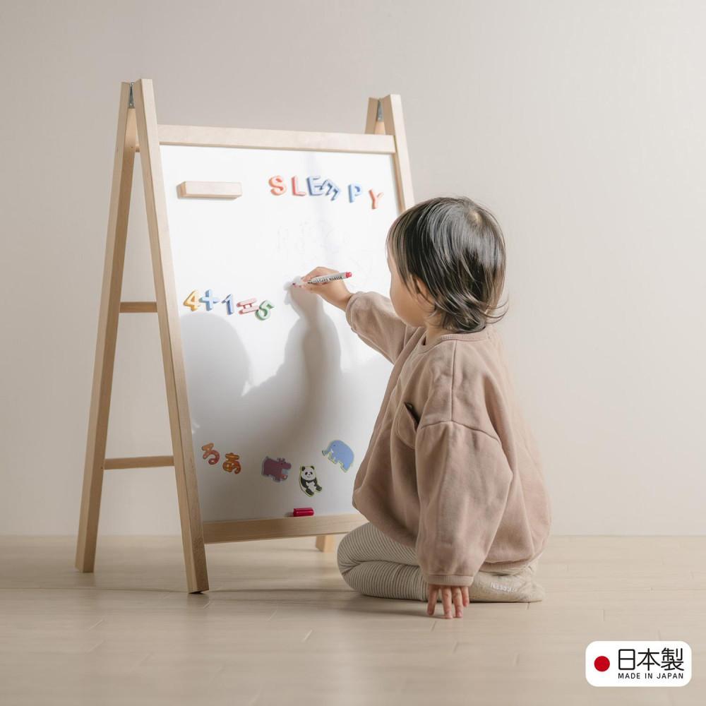 【ふるさと納税】木製 「きっずほわいとぼーど【イーゼル型】」 | ホワイトボード こども イーゼル 木製 人気 おすすめ 送料無料｜富山県南砺市
