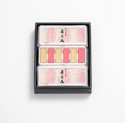 【ふるさと納税】「森八」長生殿小墨（36枚入） | 菓子 おかし 食品 人気 おすすめ 送料無料 9,230円
