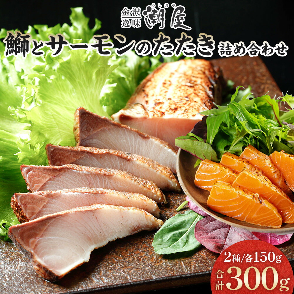 【ふるさと納税】潮屋鰤とサーモンの詰合せ２個入り | 冷凍 魚貝類 鮭 サーモン ぶり お魚 さかな 食べ比べ 和食 お惣菜 お酒のあて 食品 産地直送 お取り寄せ ギフト お中元 お歳暮 人気 おすすめ 送料無料｜石川県金沢市 10,360円