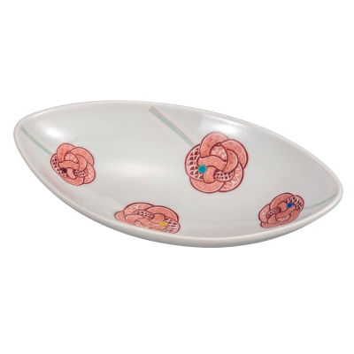 【ふるさと納税】九谷焼 8.5号鉢 赤絵水引文  a01 大志窯 食器 キッチン雑貨 キッチンアイテム 雑貨 お皿 食卓 テーブルコーディネート 盛り付け