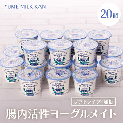 【ふるさと納税】腸内活性ヨーグルメイト(ソフトタイプ・加糖) ギフト20個入り【配送不可地域：離島】【1666201】 10,500円