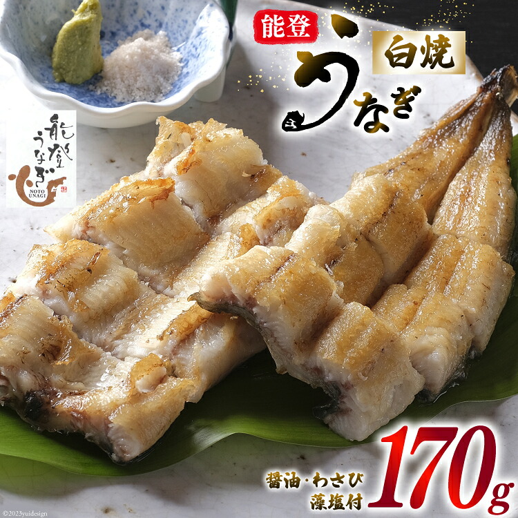 【ふるさと納税】 能登うなぎ 白焼 [ティ・エス・ピィ 石川県 志賀町 BZ4004] うなぎ 鰻 ウナギ 白焼き 能登産 醤油付き 170グラム｜石川県志賀町
