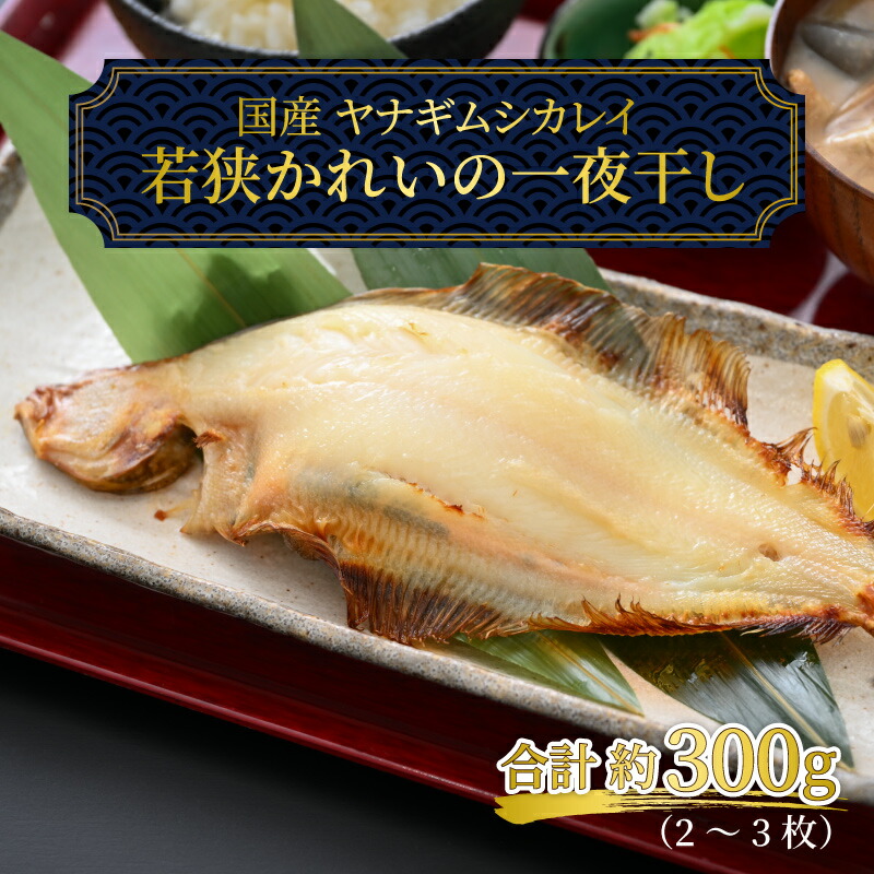 在庫あり 即納 国産 若狭かれいの一夜干し 300g ヤナギムシカレイ 干物 乾物 B Fucoa Cl