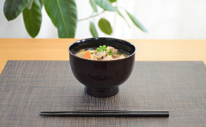 【ふるさと納税】越前漆器木製本漆塗桜のお好み椀【民芸品・工芸品】