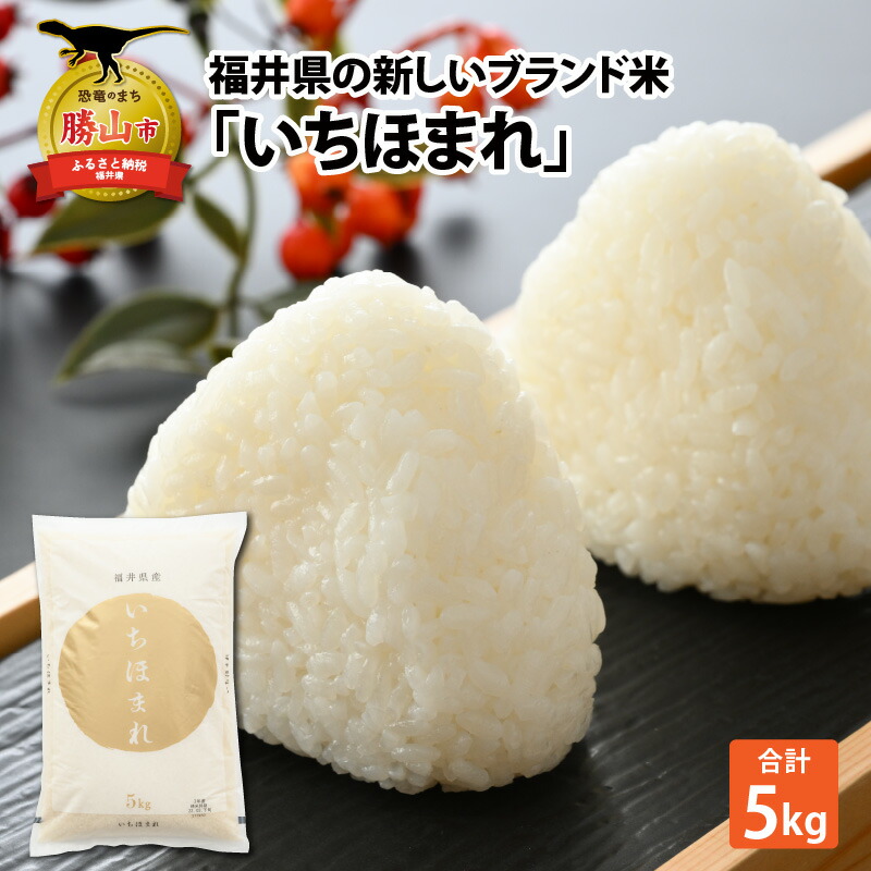 【ふるさと納税】令和7年産 福井県の新しいブランド米 いちほまれ5kg &times;1袋 / いちほまれ お米 米 こめ ブランド米 精米 白米 国産 福井県産 勝山市｜福井県勝山市