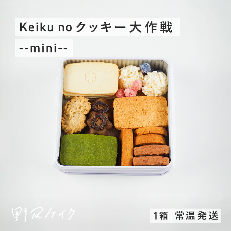 【ふるさと納税】Keiku no クッキー大作戦--mini-- 【野尻ケイク】[B-10805] / クッキー缶 焼菓子 セット 詰め合わせ ビーガン ヴィーガン グルテンフリー 福井県鯖江市｜福井県鯖江市 11,840円