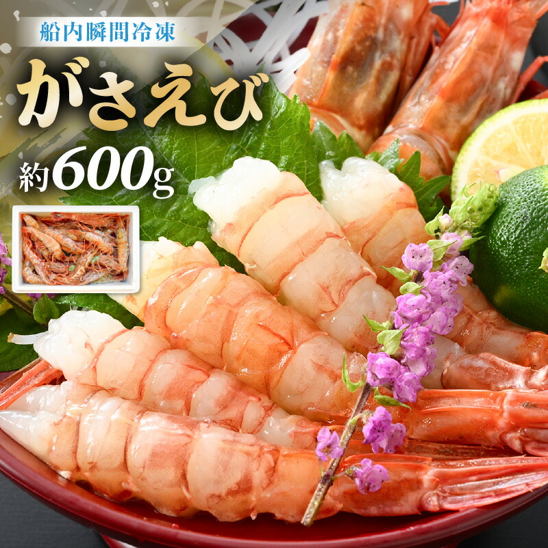 【ふるさと納税】【発泡箱入り】漁船直送☆船内瞬間冷凍 がさえび 約600g 【希少 海老 えび エビ ガサエビ ガラエビ がらえび ザコエビ ブルエビ ガマエビ ガスエビ がすえび 殻付き 有頭 生食 刺身 魚介類 魚貝類 産地直送 国産】