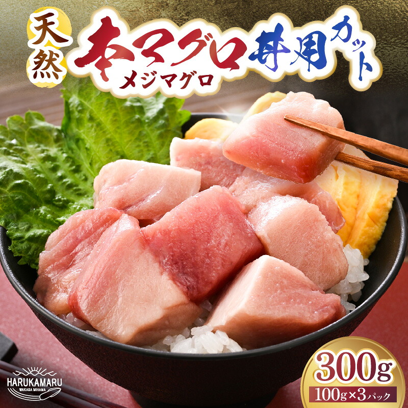 【楽天市場】【ふるさと納税】天然本マグロ 丼用カット300g(100g×3)【マグロ まぐろ 鮪 メジマグロ 本マグロ 刺身 まぐろたたき 赤身 海鮮 海鮮丼 国産】:福井県美浜町