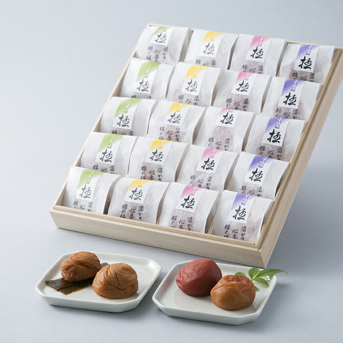 【ふるさと納税】禅風味梅ぼし4種セット[高島屋選定品］ 梅干し ｜福井県若狭町