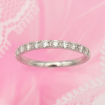 【ふるさと納税】PT900 0.3ct 一文字ダイヤモンド リング　　#12　　HR-009177【配送不可地域：離島・沖縄県】【1401051】
