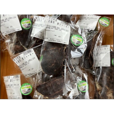【ふるさと納税】【早川ジビエ】ペット用鹿肉ジャーキー60g×10パックセット【配送不可地域：離島】【1526702】