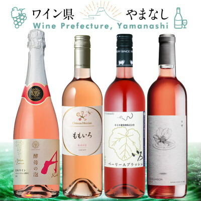 【ふるさと納税】心地よく華やかな味わい ロゼワイン 4本セット【配送不可地域：離島】【1607481】
