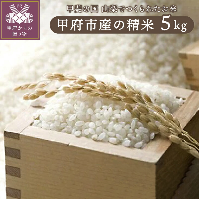 代引不可 楽天市場 ふるさと納税 米 白米 ご飯 精米 山梨県甲府市産 5kg K002 003 送料無料 山梨県甲府市 期間限定特価 Prestomaalaus Fi