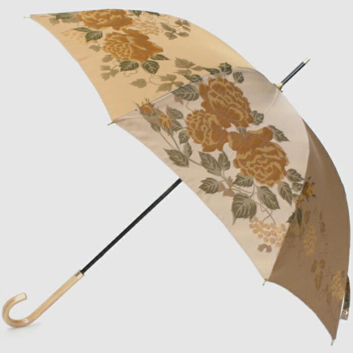 ふるさと納税 傘 槙田商店 晴雨兼用長傘 絵おり バラとぶどう ベージュ 山梨県都留市ふるさと納税 山梨県 晴雨兼用傘 都留市 株式会社 槙田商店 ふるさと納税 傘 槙田商店 晴雨兼用長傘 絵おり バラとぶどう ベージュ 山梨県都留市ふるさと納税 山梨県 晴雨兼用傘 都留市 株式会社 槙田商店