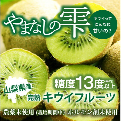 【ふるさと納税】【2026年12月より順次発送】 大玉完熟キウイフルーツ 1パック5個入り×6パックセット【1567651】|山梨県山梨市