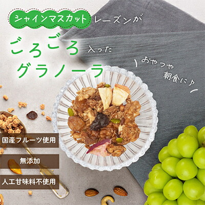 【ふるさと納税】グラノーラ 食べ比べセット 60g×10袋 桃 柿 シャインマスカット ドライフルーツ入り 無添加_ 果物 フルーツ くだもの カキ もも オートミール シリアル レーズン シャインマスカットレーズン 人気 おすすめ 無添加 贈答 ギフト ロス果 エシカル 【1575392】