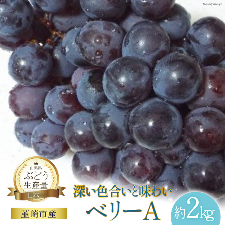 【ふるさと納税】【2025年発送】 フルーツランド平賀のベリーA 約2kg [フルーツランド平賀 山梨県 韮崎市 20742838] ぶどう ブドウ 葡萄 マスカット 種なし 果物 フルーツ 2キロ 山梨県産 産地直送 期間限定 季節限定 冷蔵