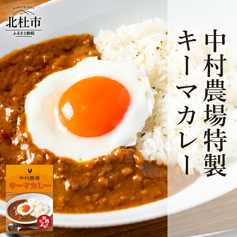 【ふるさと納税】 カレー 1人前180g×5袋 特製 キーマカレー 5食 セット 中村農場 仕送りギフト 山梨県 北杜市 送料無料|山梨県北杜市