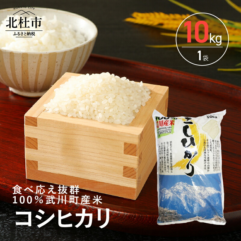 日本最大級 楽天市場 ふるさと納税 山梨最大の米処 北杜市武川町産 コシヒカリ10kg 1袋 送料無料 山梨県北杜市 注目ブランド Blog Belasartes Br