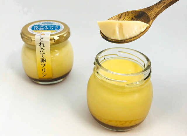 【ふるさと納税】南アルプス山麓プリン（とれたて卵のプリン）８本セット　ぷりん プリン たまご 卵 鶏卵 お菓子 おやつ スイーツ｜山梨県富士川町