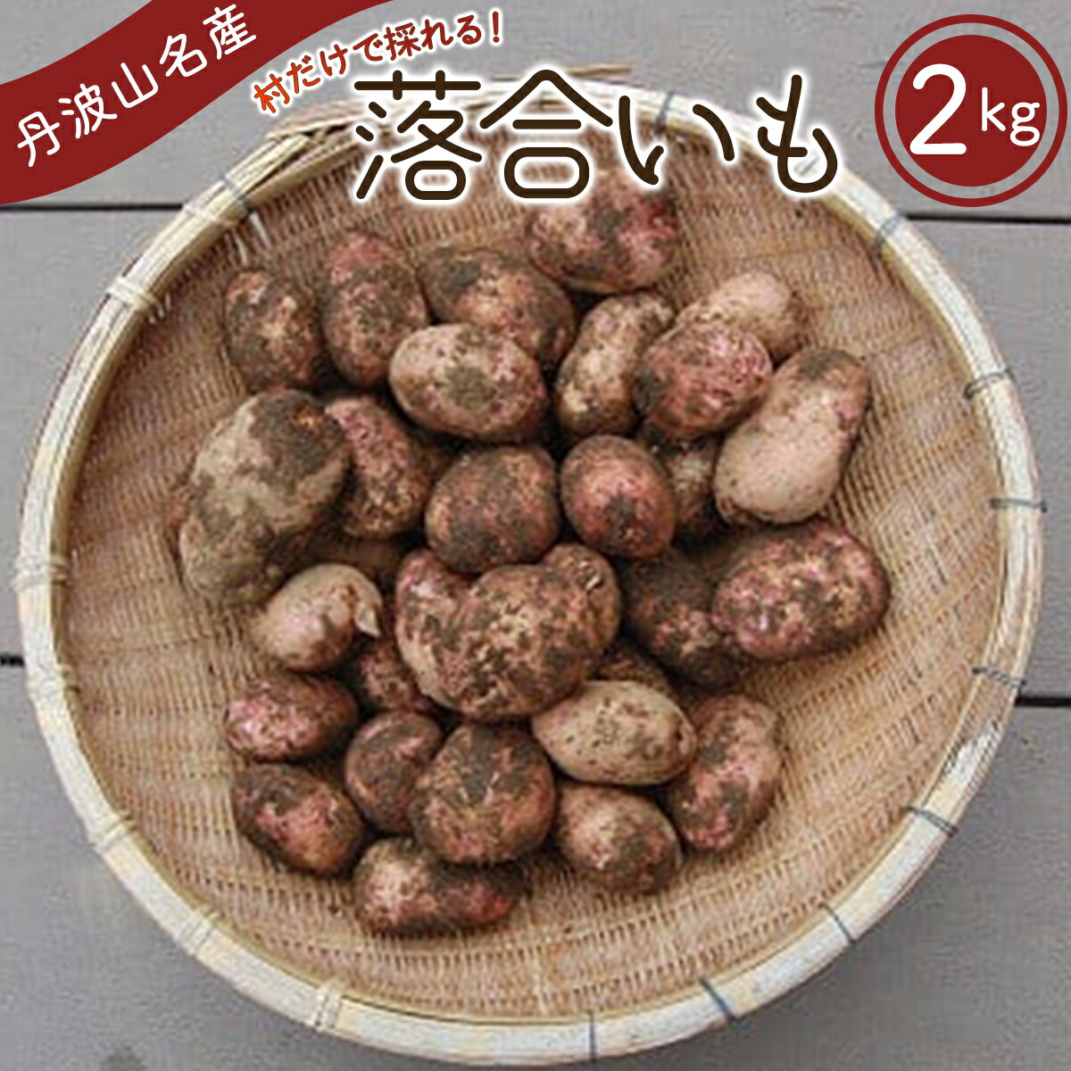 【ふるさと納税】 【先行予約】 丹波山村の在来種 ジャガイモ　落合いも 約2kg　／ 2026年8月より順次発送 希少 数量限定 地野菜 ご当地野菜 珍しい じゃがいも 芋 馬鈴薯