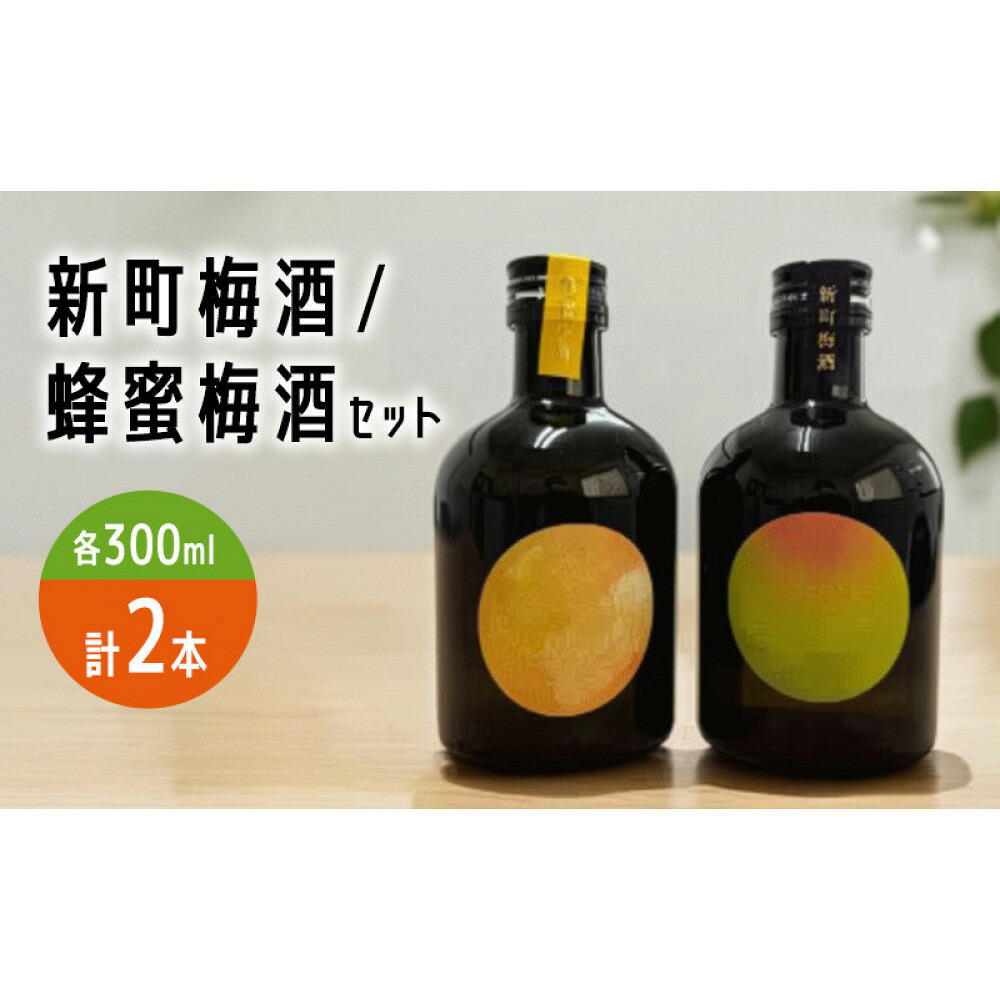 【ふるさと納税】新町梅酒/蜂蜜梅酒セット お酒 リキュール 飲み比べ 晩酌 長野県