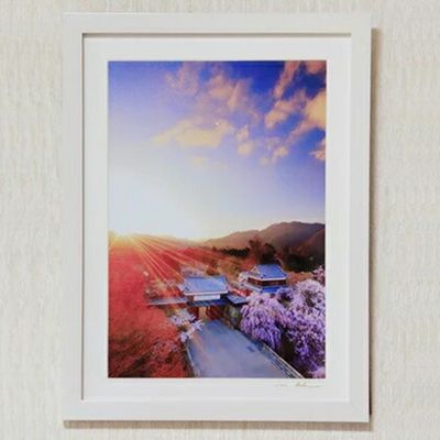 【ふるさと納税】信州上田癒しの風景　写真家岡田光司　2Lサイズ額付きオリジナルプリント