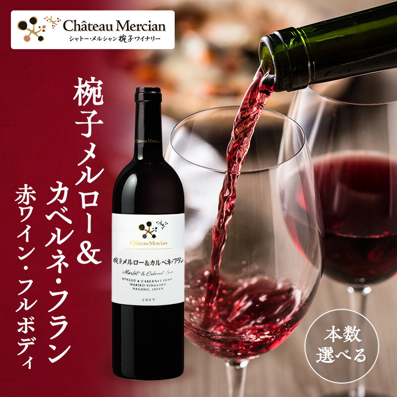 【ふるさと納税】ワイン 椀子メルロー カベルネ・フラン 750ml シャトー・メルシャン メルロー 赤ワイン フルボディ お酒 酒 アルコール ギフト 贈り物 プレゼント　 上田市 　お届け：30日以内に発送いたします