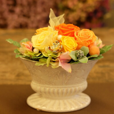 【SALE／69%OFF】 限定Special Price 020-018 空間を華やかに プリザーブドフラワー ポットアレンジ paulhuntingford.com paulhuntingford.com