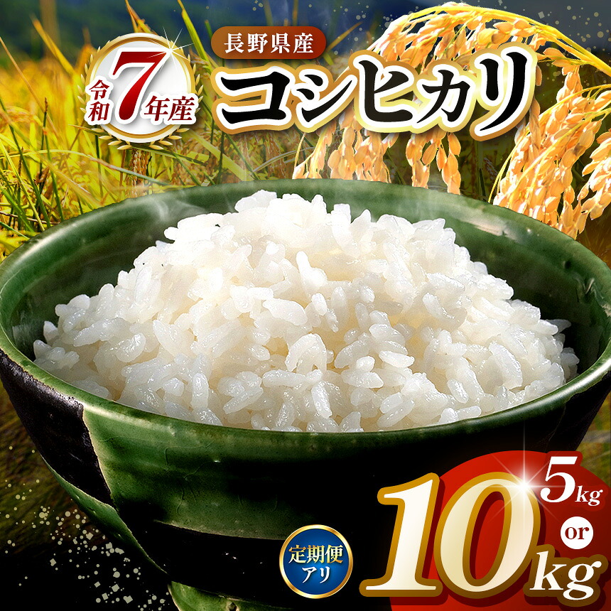 【ふるさと納税】【選べる】定期便 令和７年度　伊那市田原産米　コシヒカリ　5キロ or 10キロ 【014-50】【027-17】｜ 米 コシヒカリ 田原産 お米 伊那 伊那産 長野県 ふるさと納税