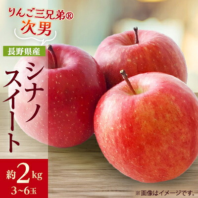 【ふるさと納税】【2026年発送】フルーツ王国　長野県産 りんご　シナノスイート　約2kg(3～6玉程度)【1577400】