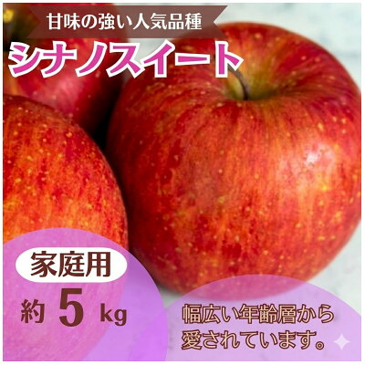 【ふるさと納税】シナノスイート 約5kg 家庭用【1739134】｜長野県中野市 9,230円