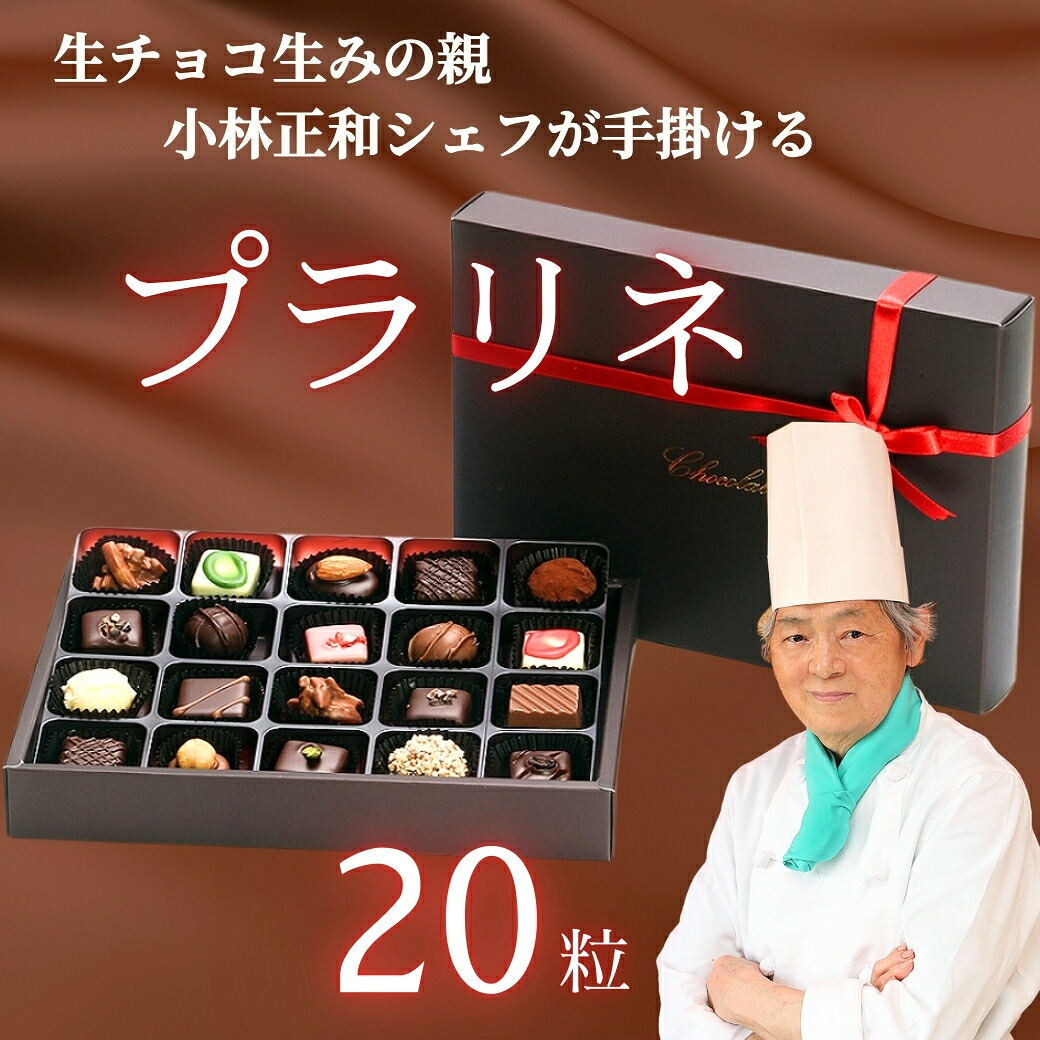 【ふるさと納税】＼プラリネ／ 1粒チョコ(20個セット) 生チョコ生みの親 [小林正和] による 一口サイズのチョコレートセット【長野県 飯山市 奥信濃Bunzo プレゼント お取り寄せ スイーツ おすすめ 口溶け ご褒美 冬ギフト バレンタインデー ホワイトデー 】Aw-005｜長野県飯山市