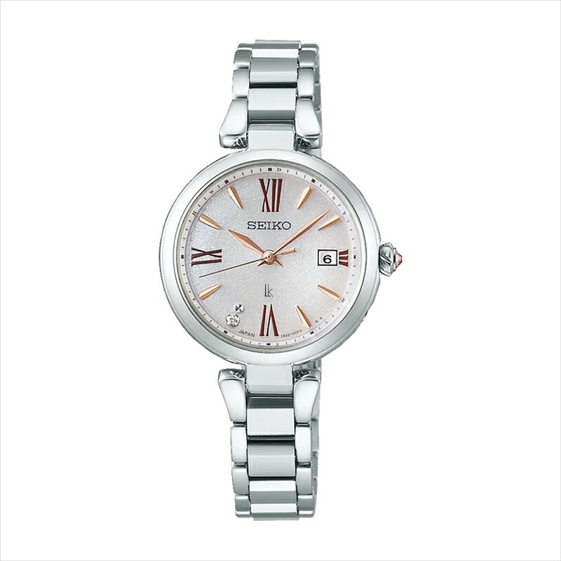 【ふるさと納税】【Ladies'】 SEIKO SSQW081 ルキア グロウ (ソーラー電波) | セイコー ルキア ソーラー 腕時計 時計 ウオッチ ダイヤ クリスタル ガラス レディース 防水 長野県 塩尻市