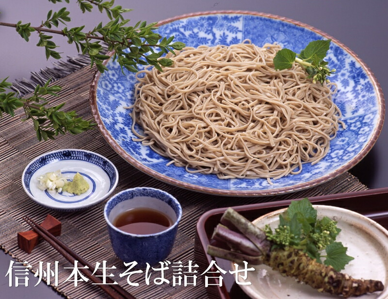 【ふるさと納税】 信州本生そば詰合せ【 蕎麦 生そば 自慢の本なま蕎麦 川上そば極 信州産石臼引きそば粉 麺・つゆ共に合成保存料、化学調味料等、一切不使用 本生ならではのコシ 長野県 佐久市 】